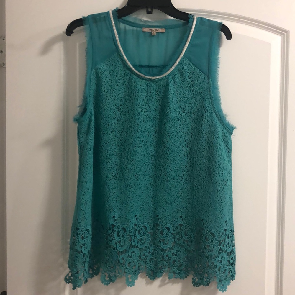 Miss Me Turquoise top